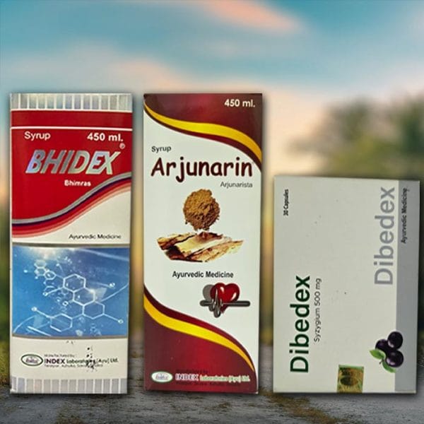 Dibedex (30 cap) + Bhidex+ Arjunarin